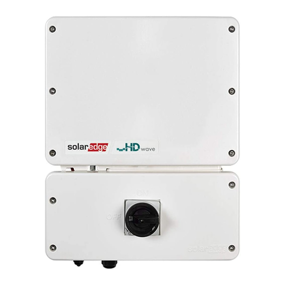 SolarEdge SE3000H-US Installation Manual