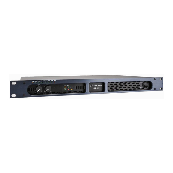 Studiomaster HX Series Owner's Manual