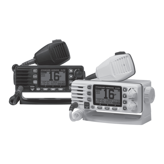 Standard Horizon ECLIPSE GX1300E Owner's Manual