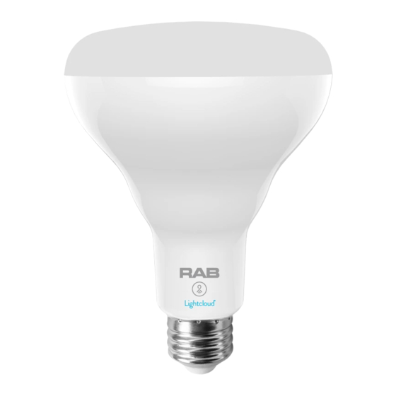 RAB Lighting Lightcloud BR30 Tunable White Manual