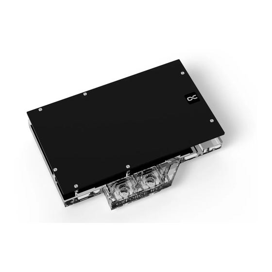 Alphacool EISBLOCK AURORA Acryl GPX-N RTX 3090 GAMING X TRIO Quick Start Manual