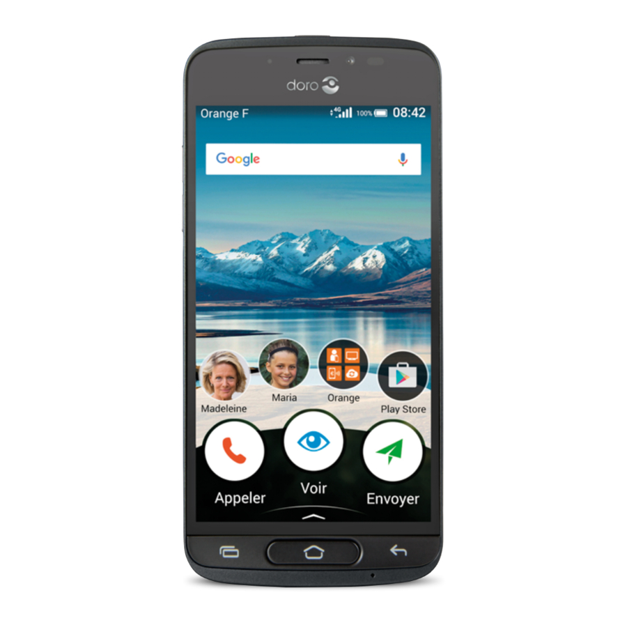 Doro 8042 - Smartphone Quick Start Guide