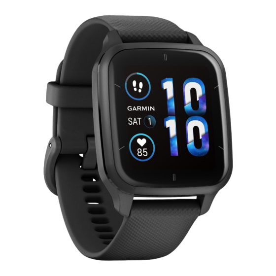 Garmin VENU SQ 2 MUSIC Quick Start Manual