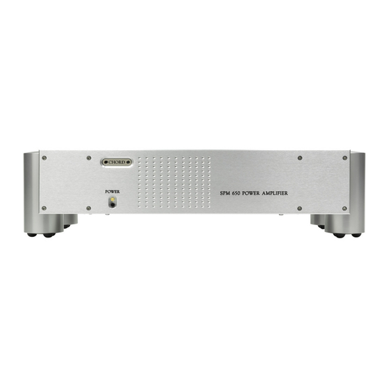 Chord SPM 650 Manual