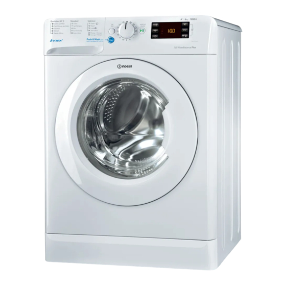 Indesit BWE 61252 Instructions For Use Manual