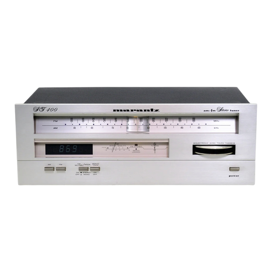 Marantz ST400 Service Manual