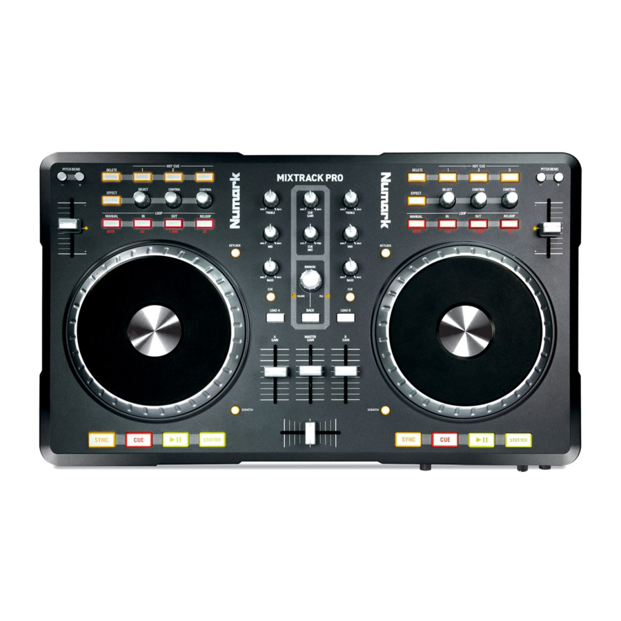 Numark Mixtrack Pro - DJ Controller Manual
