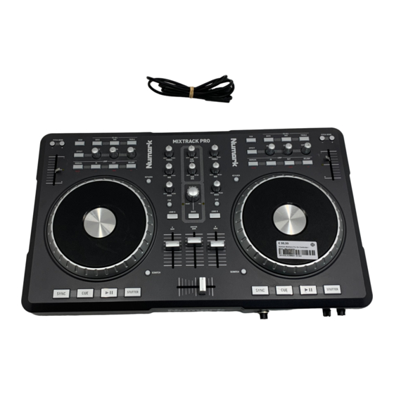 Numark Mixtrack Pro Quick Start Manual
