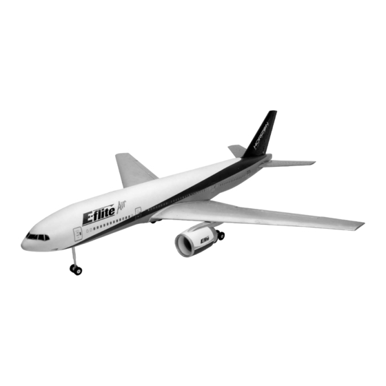 E-FLITE Super Airliner ARF Manuals