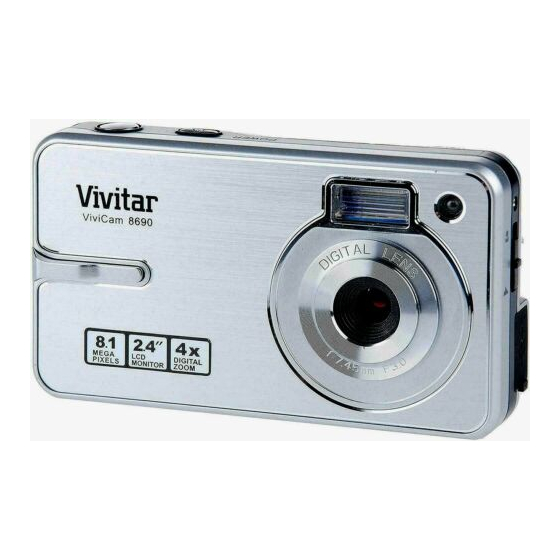 Vivitar VIVICAM 8690 User Manual
