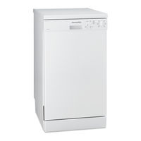 Montpellier Slimline DW1065W Installation And Operating Instructions Manual