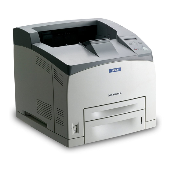Epson EPL-N3000 Reference Manual
