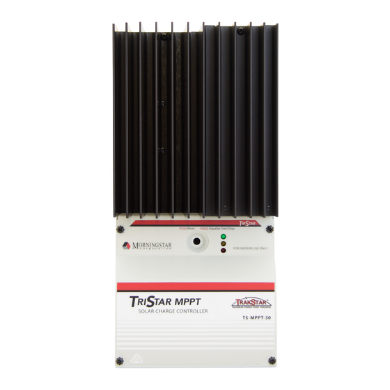 Morningstar TS-MPPT-30 Installation And Operation Manual