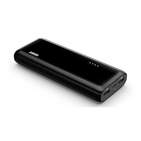 Anker Astro E4 Welcome Manual