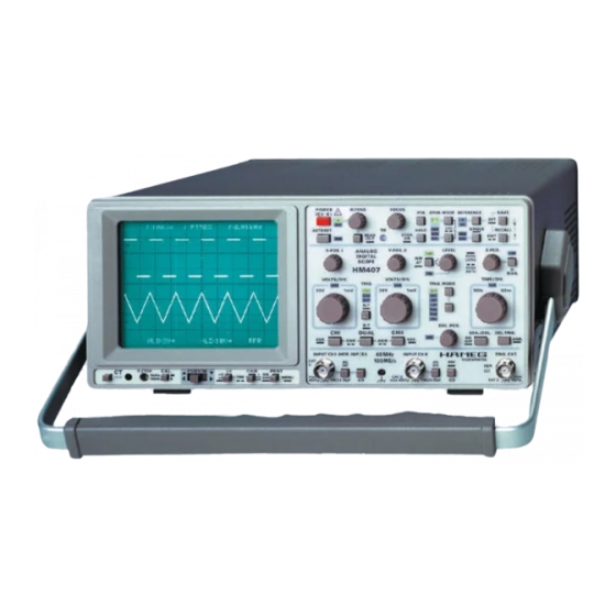 Hameg HM1507-3.02 Manual