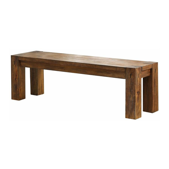 Furniture of America Frontier CM3603BN Assembly Instructions