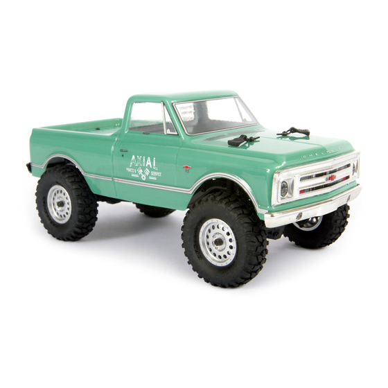 Horizon Hobby Axial 1967 Chevrolet C10 Truck Instruction Manual