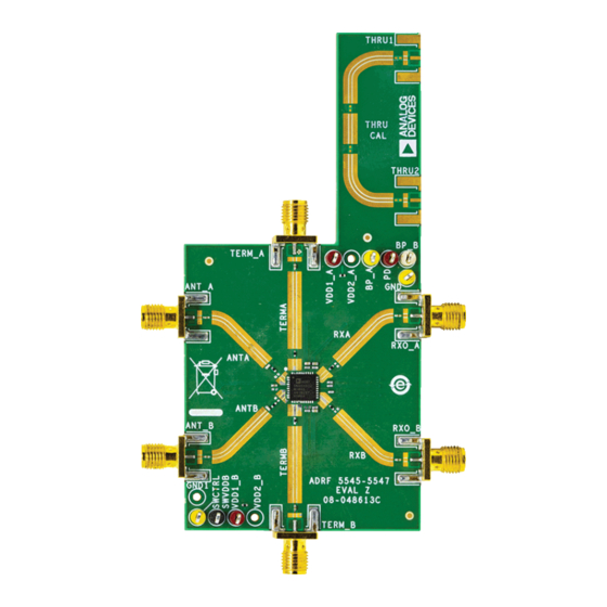 Analog Devices ADRF5549-EVALZ User Manual
