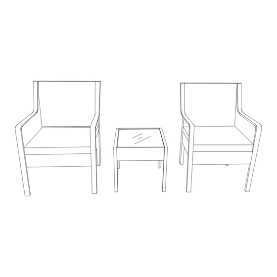 PHI VILLA PV-433 Patio Dining Set Manuals