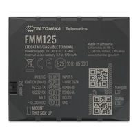 Teltonika FMM125 Quick Manual