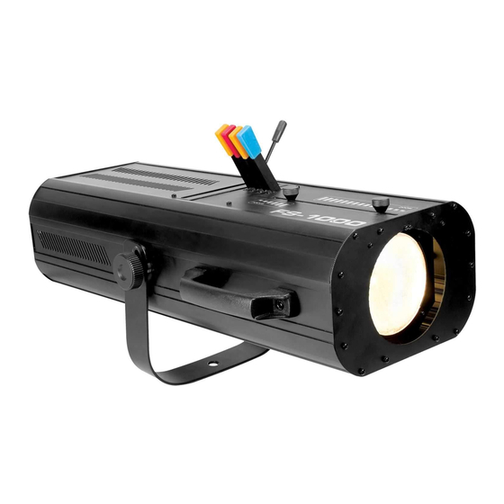 Elation Pro FS 1000 Operating Instructions