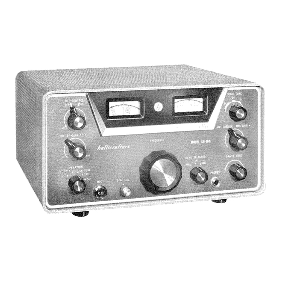 Hallicrafters SR-160 Operating And Service Instructions