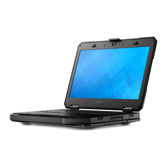 Dell Latitude 14 5414 Rugged Getting Started Manual