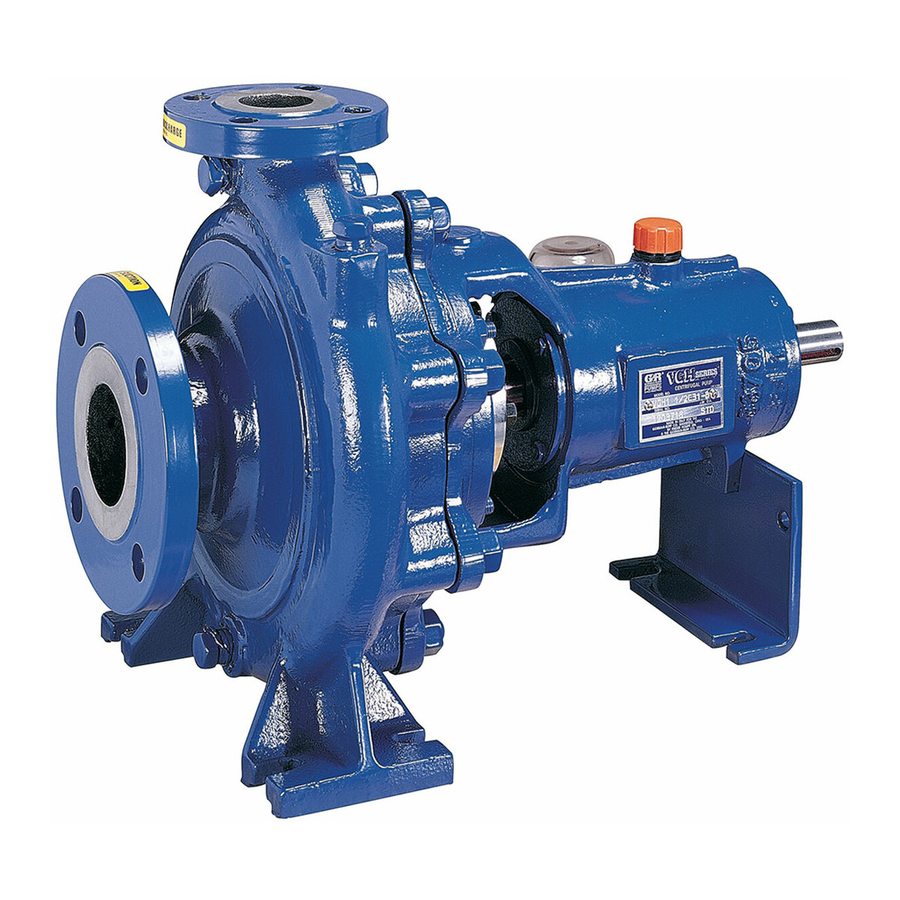 GORMAN-RUPP VGH Series Installation, Operation And Maintenance Manual