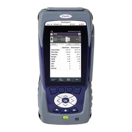 Viavi ONX 580 Manual