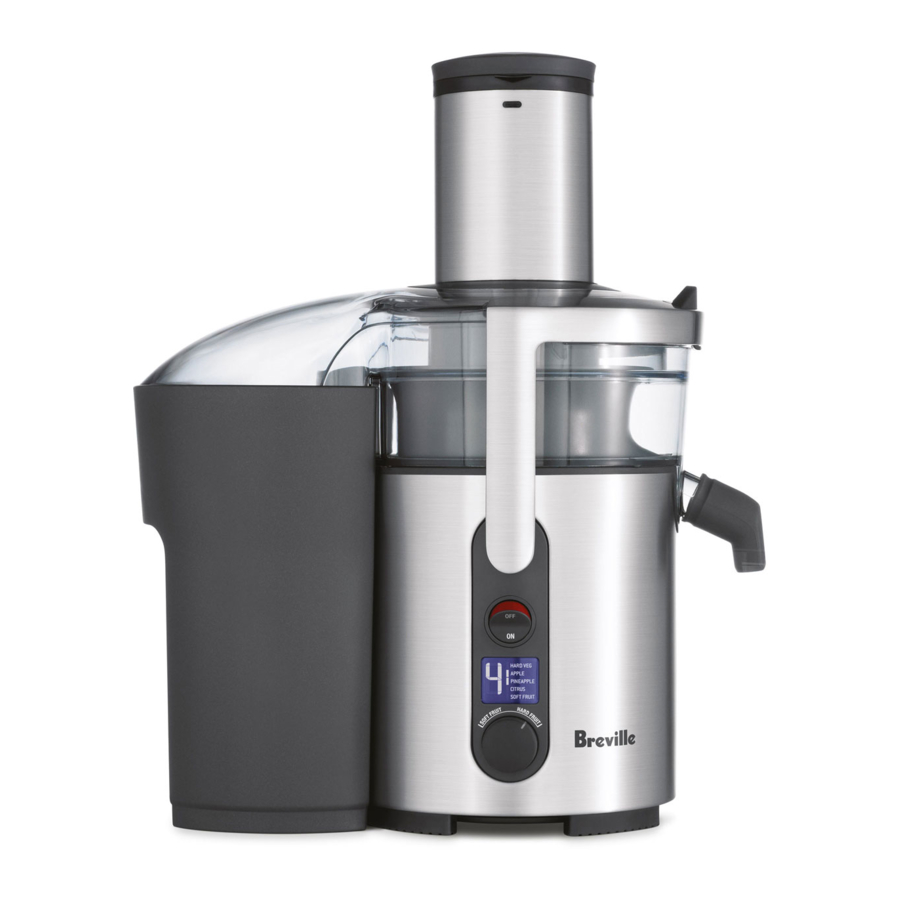 Breville Froojie Juice Fountain BJE520 Manuals