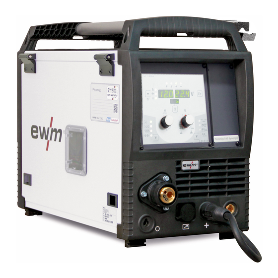 EWM Picomig 305 Synergic TKM Operating Instructions Manual