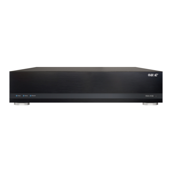 URC HDA-4100 Owner's Manual