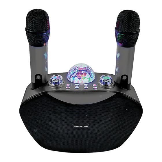 Singsation Freestyle Quick Start Manual