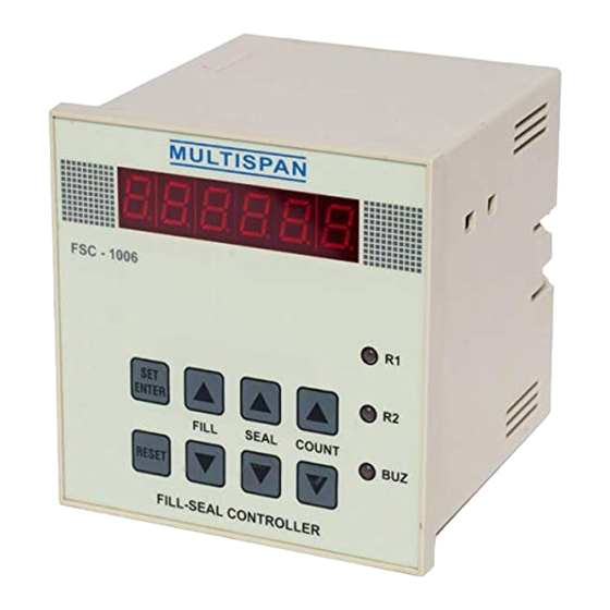 MULTISPAN FSC-1006 Operating Manual