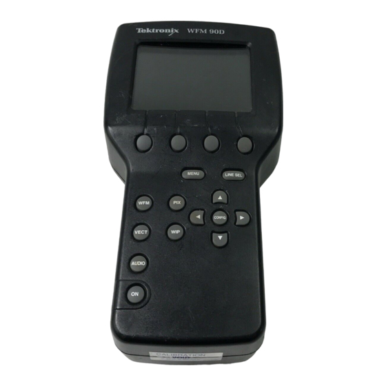 Tektronix WFM90D Quick Start Manual
