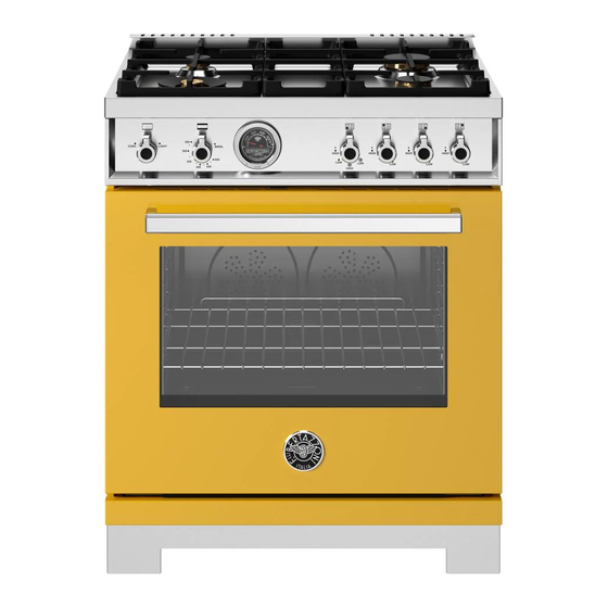 Bertazzoni PRO304BFGMGIT Installation Manual