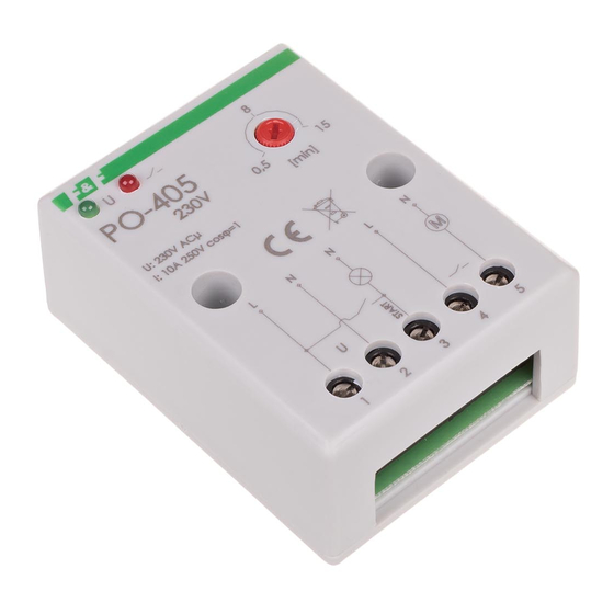 F&F PO-405 Quick Start Manual
