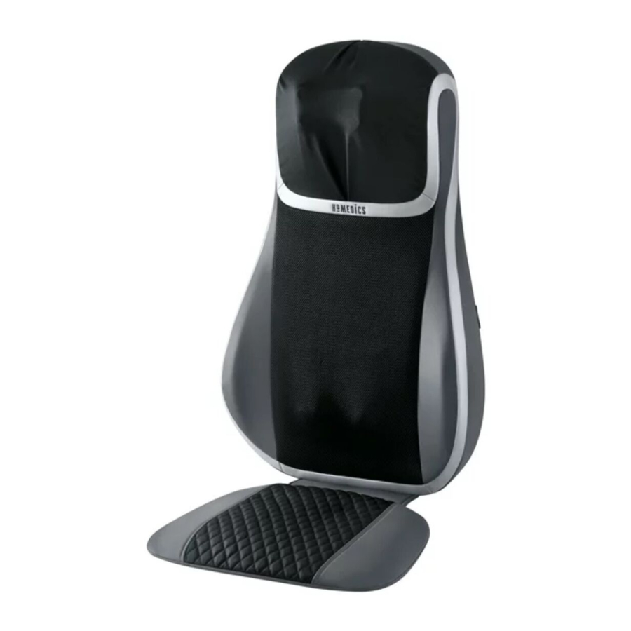 Homedics Shiatsu 3D Trutouch MCS-847HJ Manual