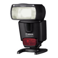 Canon Speedlite 430EX II Instruction Manual
