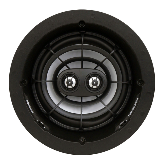 SpeakerCraft 8.1DT Owner's Manual