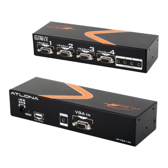 Atlona AT-VGA12A User Manual