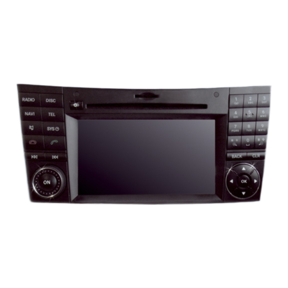 Mercedes-Benz COMAND control unit Operator's Manual