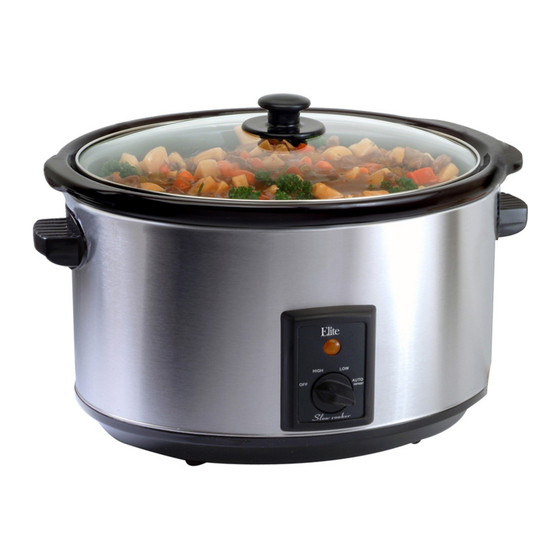 Maxi-matic ELITE GOURMET MST-800V Instruction Manual