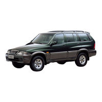 Ssangyong MUSSO Owner's Manual