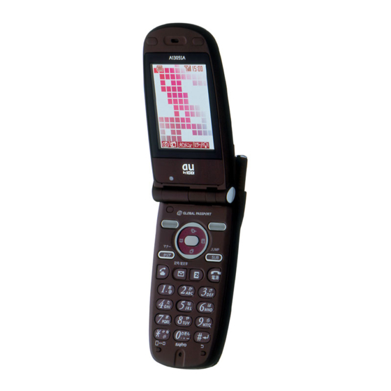 KDDI A1305SA Basic Operation Gude