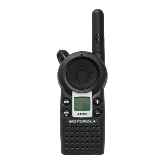 Motorola VLR 150 User Manual