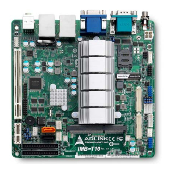ADLINK Technology IMB-T10 User Manual