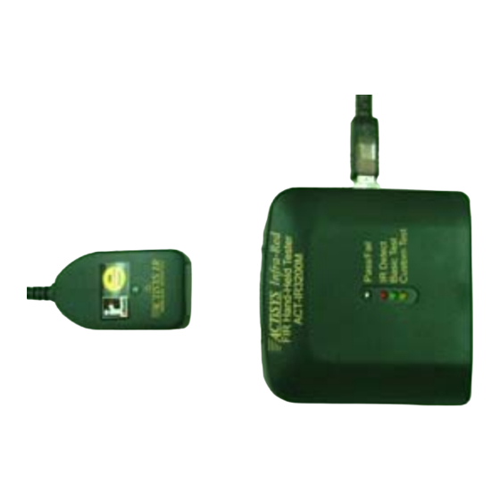 ACTiSYS IR9005 Specifications
