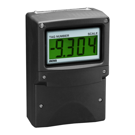 BEKA BA304D Manual