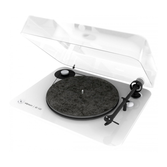 Elipson Alpha 50 Manual